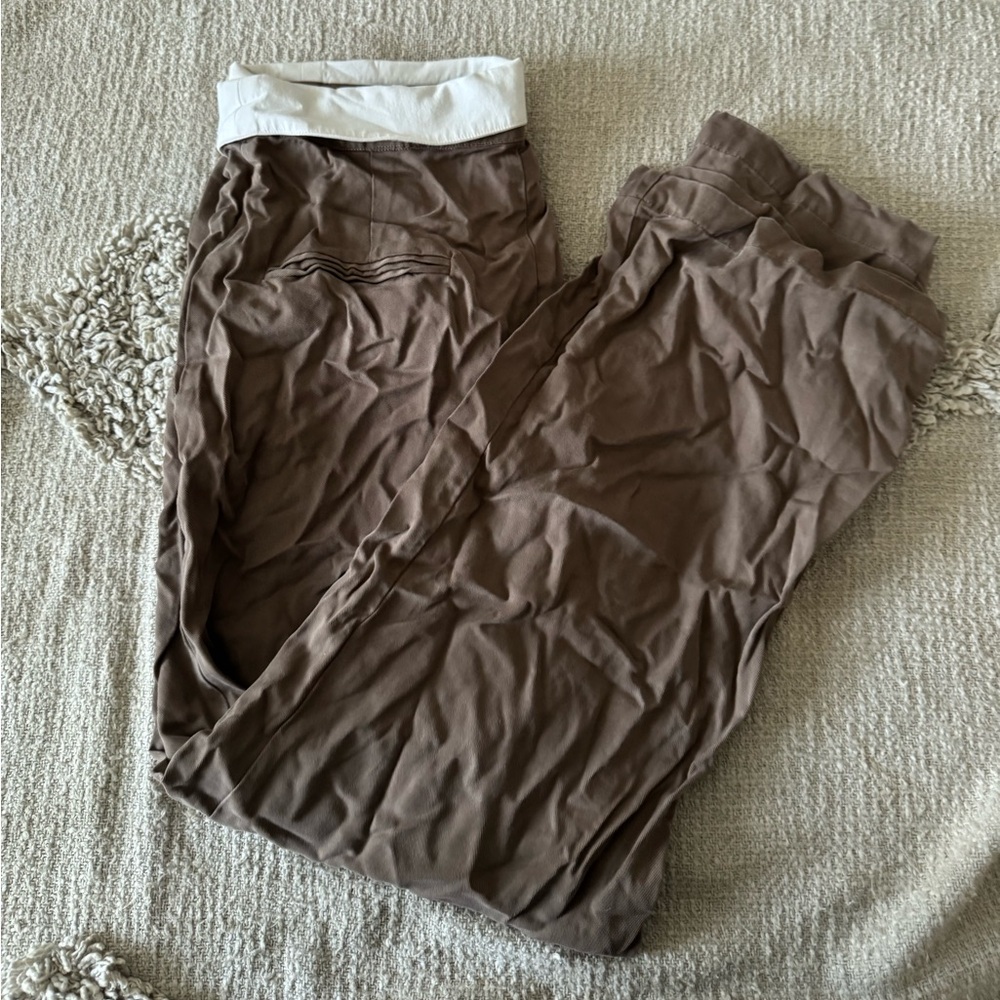 Reformation Foldover Trousers